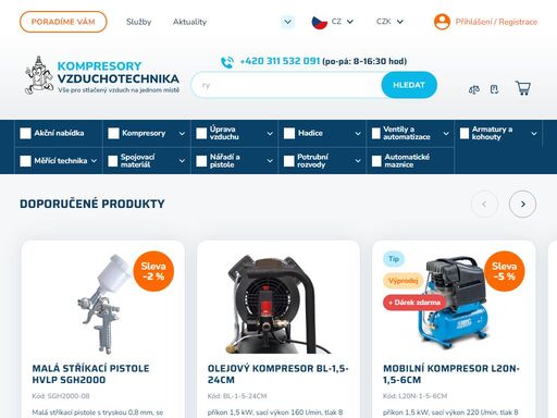 www.kompresory-vzduchotechnika.cz