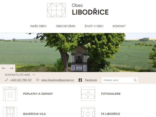oficiální stránky obce libodřice
