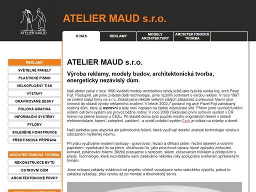 o nás - maud.cz