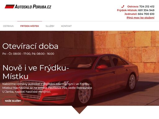 výměna a oprava čelního skla zdarma! s pojišťovnou vše vyřídíme. profesionální přístup. rychlá oprava. nabízíme i pneuservis, opravu klimatizace a další!