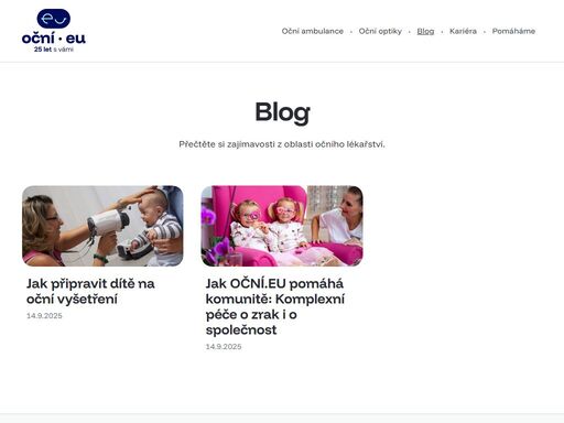 oční ambulance oční.eu poskytuje komplexní vyšetření a léčbu zraku. moderní technologie a zkušený tým specialistů pečují o vaše oči.