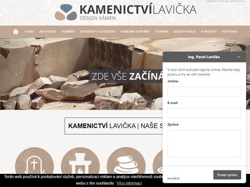 kamenictví lavička - zabýváme se výrobou, prodejem a montáží výrobků ze žuly a mramoru. jsme rodinná firma s dlouholetými zkušenostmi v oboru kamenictví. kamenictví české budějovice.