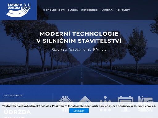 moderní technologie v silničním stavitelství.