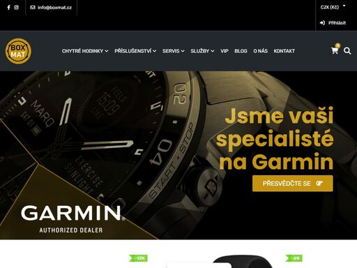 expert na chytré hodinky a cyklo produkty garmin. nabízíme také diagnostiku, servis a služby na míru našim zákazníkům.