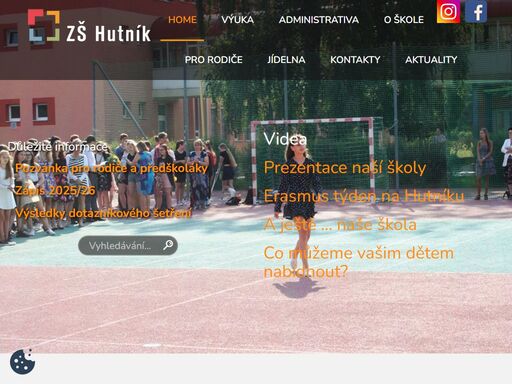 oficiální stránky zš hutník veselí nad moravou
