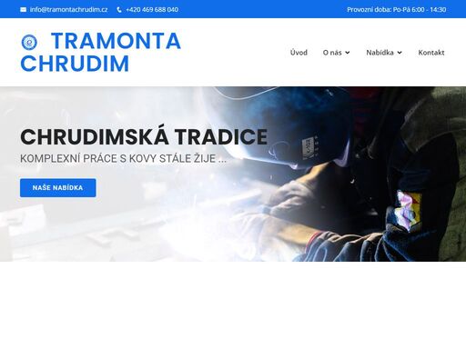 výroba svařenců, technologická doprava