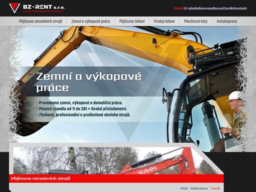 půjčujeme minibagry, dumpery, válce, hutnicí techniku aj. máme přes 10 let zkušeností se zemními a výkopovými pracemi. pobočky pacov a pelhřimov.