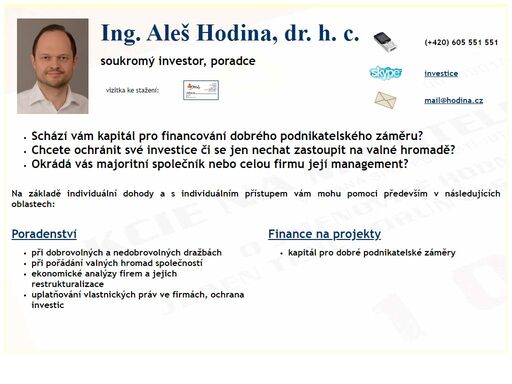 hodina.cz - investiční portál