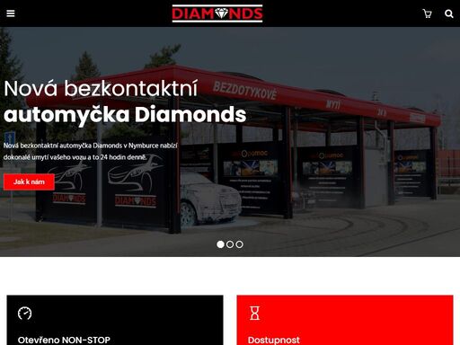 bezkontaktní automyčka diamonds v nymburce.