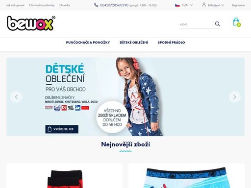 bewox.cz - velkoobchod s dětským oblečením minoti, babaluno, dirkje, wola. nakupujte dětské oblečení pro vaši prodejnu online.