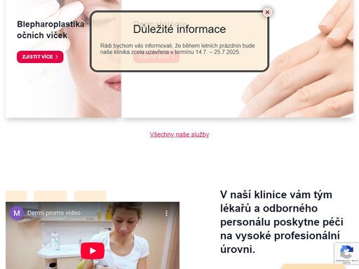 všechny naše služby ordinace estetické medicíny, dermatologie a plastické chirurgie jsou vybaveny sofistikovanou lékařskou technikou.