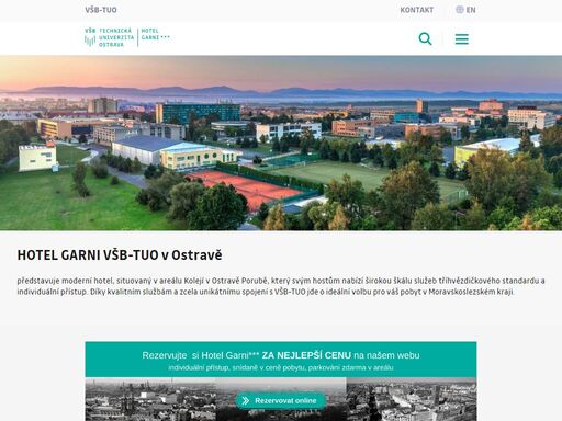 stylový 3* hotel v klidné městské části ostravy se skvělou dostupností do centra, areál všb. více info zde.