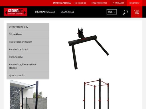 strongfit.cz | vybavení posilovny, posilovací stojany, fitness