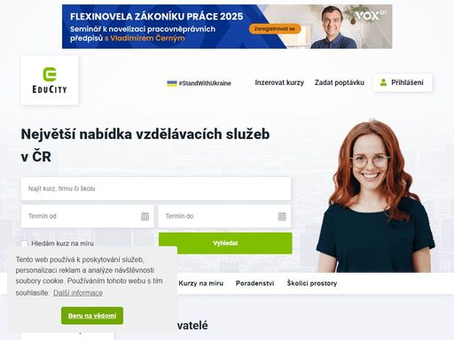 vyberte si z největší nabídky vzdělávacích a poradenských služeb v čr. 