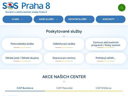 sociální a ošetřovatelské služby praha 8 - sos praha 8