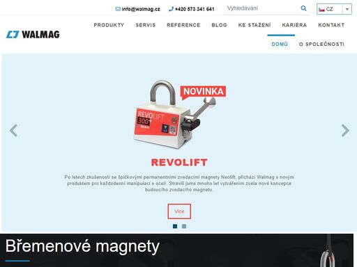 český výrobce magnetických upínačů a břemenových magnetů s dlouholetou tradicí. nabízíme produkty ve špičkové kvalitě s důrazem na efektivitu a bezpečnost.