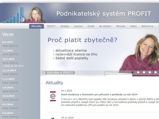 podnikatelský systém profit - moderní software pro vedení podnikatelských agend