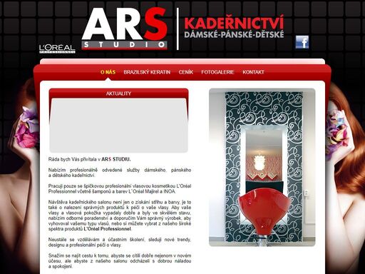 ars studio, kadeřnictví, pedkúra, manikúra