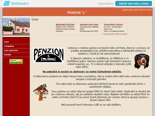 rodinný penzion na hlavním tahu od prahy (exit 67). nabízíme dva 2-lůžkové, 1 čtyřlůžkový a 1-třílůžkový pokoj se sociálním zařízením. k dispozici kuchyňka, zahradní pergola s možností grilování. k dispozici střežené parkoviště. psí miláčci vítáni.