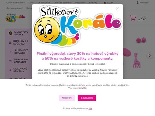www.silikonovekorale.cz