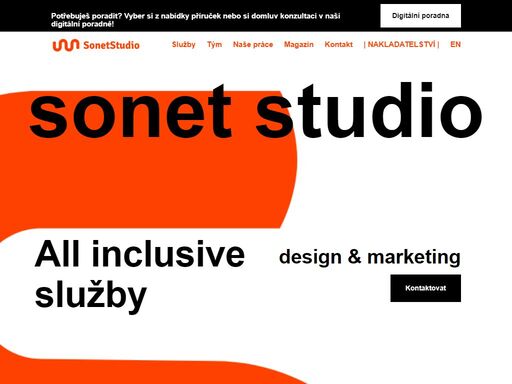 jsme sonet studio - designérská a marketingová agentura. majestátní weby, dechberoucí design a magnetické reklamní kampaně - to je naše práce