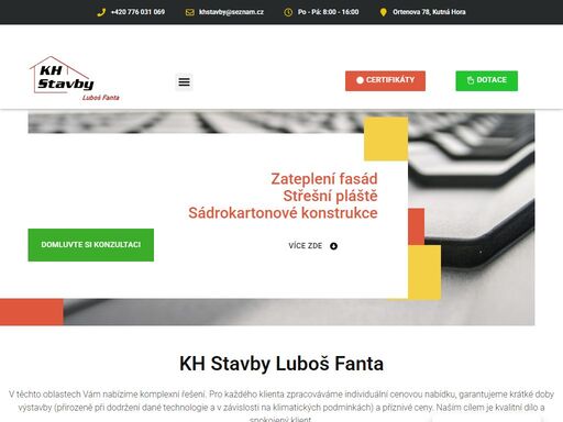 nabízíme komplexní řešení při výstavbě, rekonstrukci střech, zateplení fasád a sádrokartonové konstrukce. i vy potřebujete pomoci? kontaktujte nás.