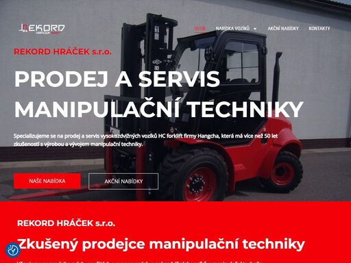 sháníte vysokozdvižné vozíky do skladu nebo potřebujete servis vzv? rekord hráček s.r.o. ze zlínska