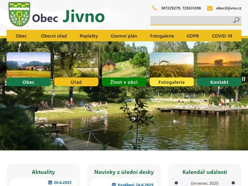 oficiální stránky obce jivno
