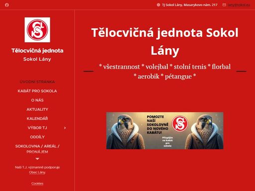 oficiální stránky tj sokol lány