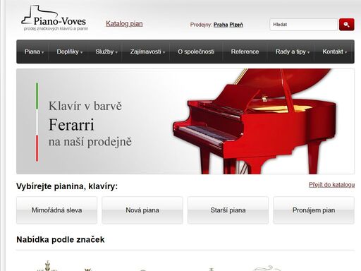piano voves - prodej značkových klavírů a pianin