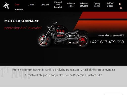 motolakovna velim, profesionální lakování, renovace laku a opravy nádrží. rekonstrukce poškozeného laku.