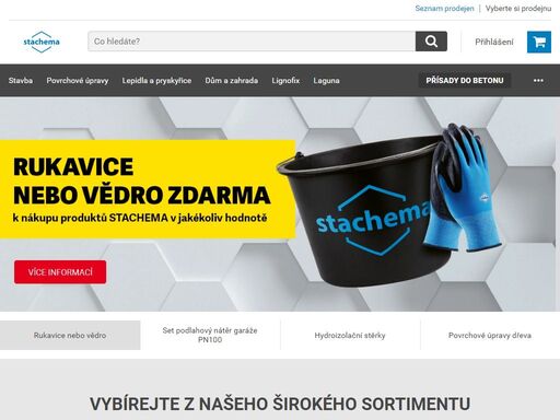dodavatel kompletního sortimentu stavební chemie, materiálů pro povrchové úpravy fasád, chemických přípravků a speciálních hmot