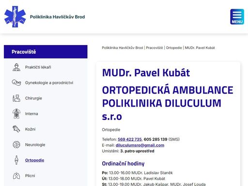sdružení ambulantních lékařů, poliklinika havlíčkův brod