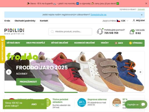 eshop s dětským a kojeneckým zbožím. více než 10.000 položek s garancí kvality za super ceny.