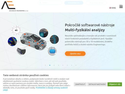 advanced engineering, s.r.o. nabízí profesionální simulační nástroje a služby pro vývoj produktů a optimalizaci konstrukcí.