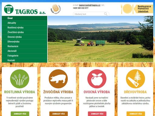 společnost se ve svém podnikání zaměřuje na zemědělskou prvovýrobu, ovocnářství, provoz restaurace a veřejného stravování, dřevovýroby a dalších služeb.