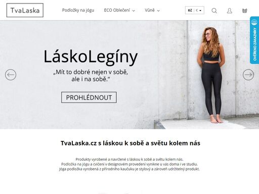 eco produkty vyrobené s láskou ?? podložka na jógu, legíny a topy z recyklovaných plastů
