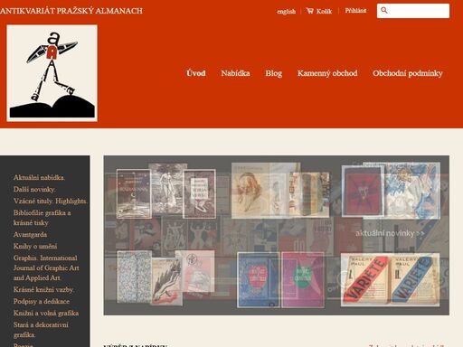 odborný antikvariát v centru prahy od r. 1992. vzácné knihy, bibliofilie, umění, plakáty, fotografie, grafiky. služby pro sběratele a majitele knihoven, e shop.