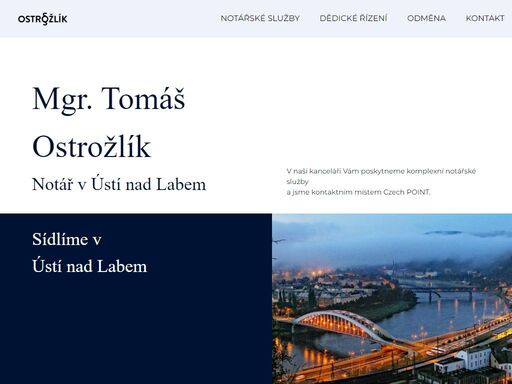 mgr. tomáš ostrožlík | notář v ústí nad labem a hradci králové
