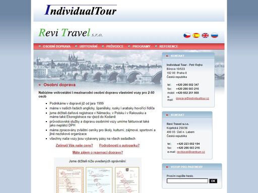 individual tour