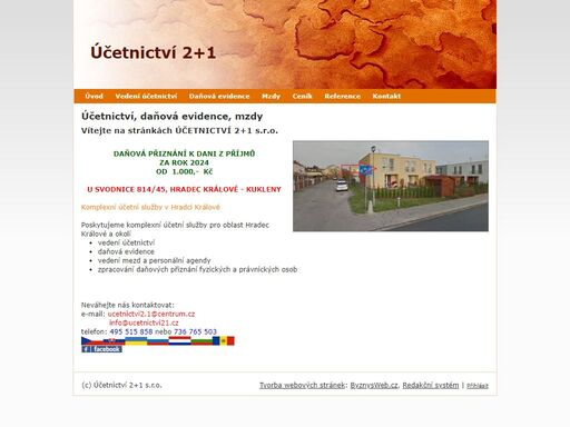 nabízíme vedení účetnictví, vedení daňové evidence, mzdy, personalistika