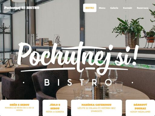 jsme moderní bistro s mladým, nadšeným týmem profesionálních kuchařů, příjemnou obsluhou a otevřenou kuchyní.