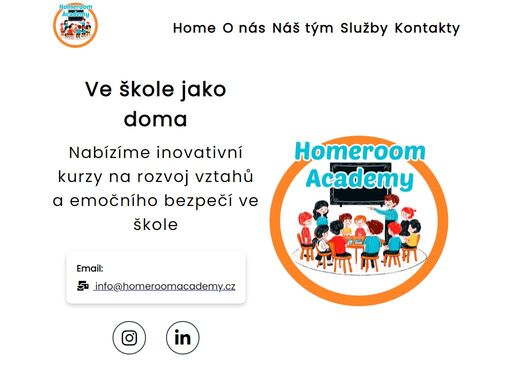 homeroom academy, mediace, emoční bezpečí, vrstevnická mediace, vzdělávání, třídnické hodiny, komunikace, konflikty, školy homeroom academy - nabízíme inovativní kurzy na rozvoj vztahů a emočního bezpečí ve školách. učíme dovednostem, které zlepšují komunikaci a řešení konfliktů.