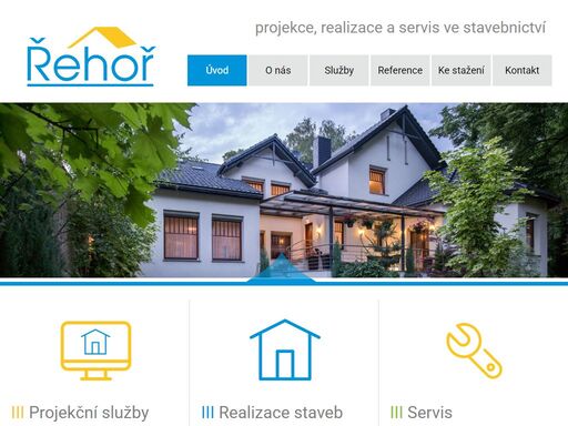 řehoř s.r.o. - projekce, realizace a servis ve stavebnictví, stavební práce na klíč