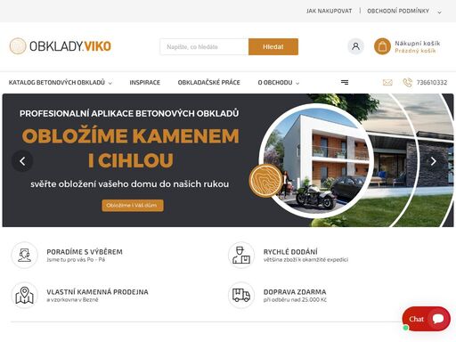 obklady viko. betonové dlažby a obklady z umělého kamene
jsme specialisté na umělý kámen. vyrábíme a dovážíme betonové obklady a betonové dlažby a betonový zahradní program z kvalitního vibrovaného betonu. unikátní technologie umožňuje vyrobit produkty s věrným a realistickým povrchem přírodních materiálů. díky…