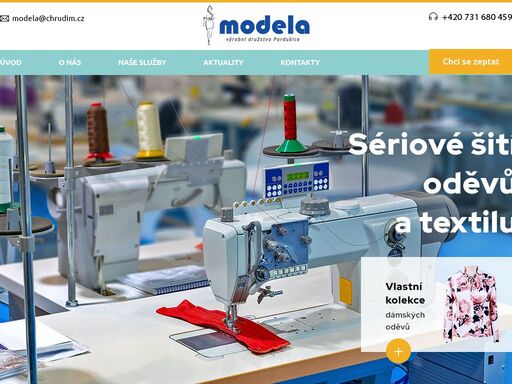 modela, výrobní družstvo pardubice
