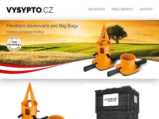nabízíme flexibilní dávkovače pro big bagy vyrobené technologií fledbag®. vhodné řešení pro všechny typy big bagů.