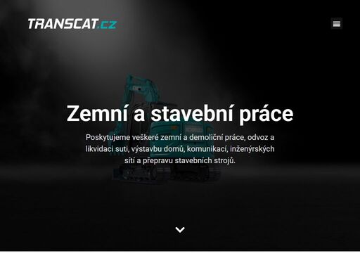 výstavba komunikací, inženýrských sítí a přeprava stavebních strojů.