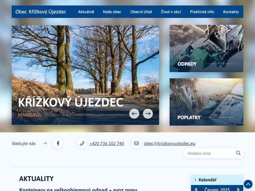 obec křížkový újezdec