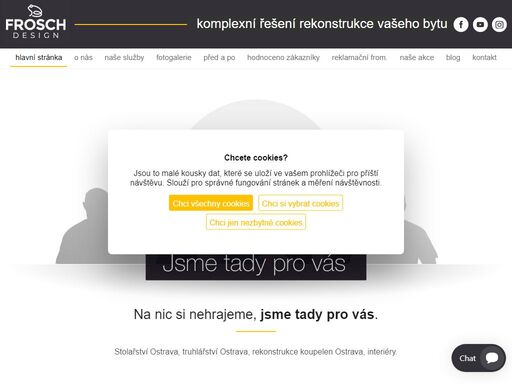 nejsme jen stolařství či truhlářství, jsme také kuchyňské a koupelnové studio, kde vše navrhneme, vyrobíme a smontujeme. rovněž provádíme i celé rekonstrukce bytů či domů.
